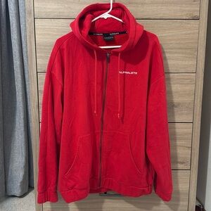 Alphalete Red Hoodie Jacket